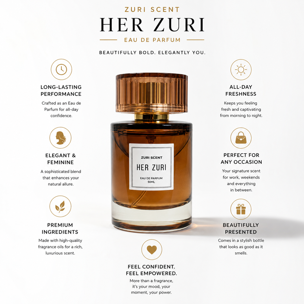 HER ZURI – Luxury Eau De Parfum (50ml)